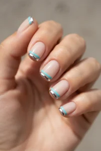 double-line-aqua-silver-chrome-french-nails_converted