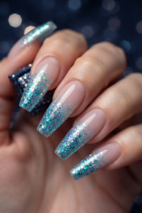 glitter-ombre-nails-iridescent-mix