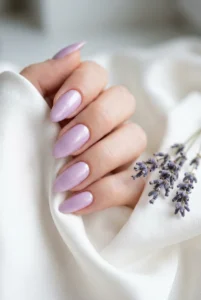 lilac-gel-nails-pearl-shimmer-lavender