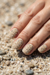 textured-sand-effect-crushed-shell-nails