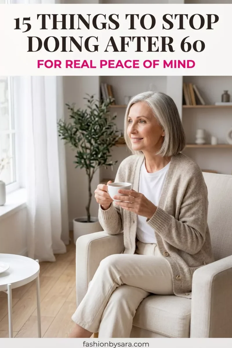 15 Things to Stop Doing After 60 If You Want to Keep Your Peace of Mind