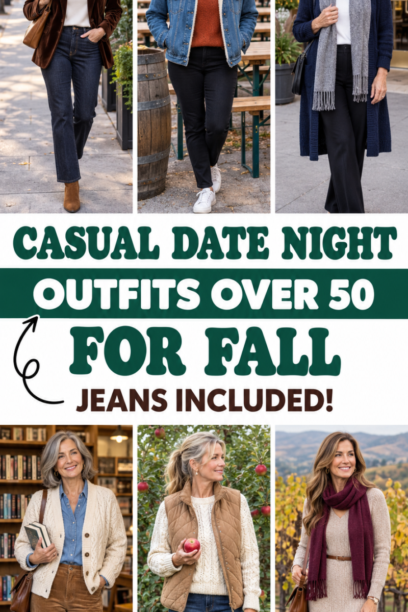 20 Fall Date Night Outfits for Women Over 50 (Romantic, Chic and Comfortable)