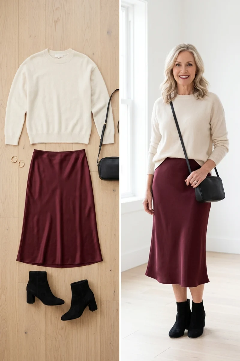 satin-skirt-fall-date-outfit-women-over-50
